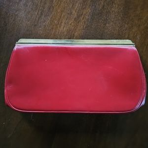 Vintage Block • Red Clutch • Purse